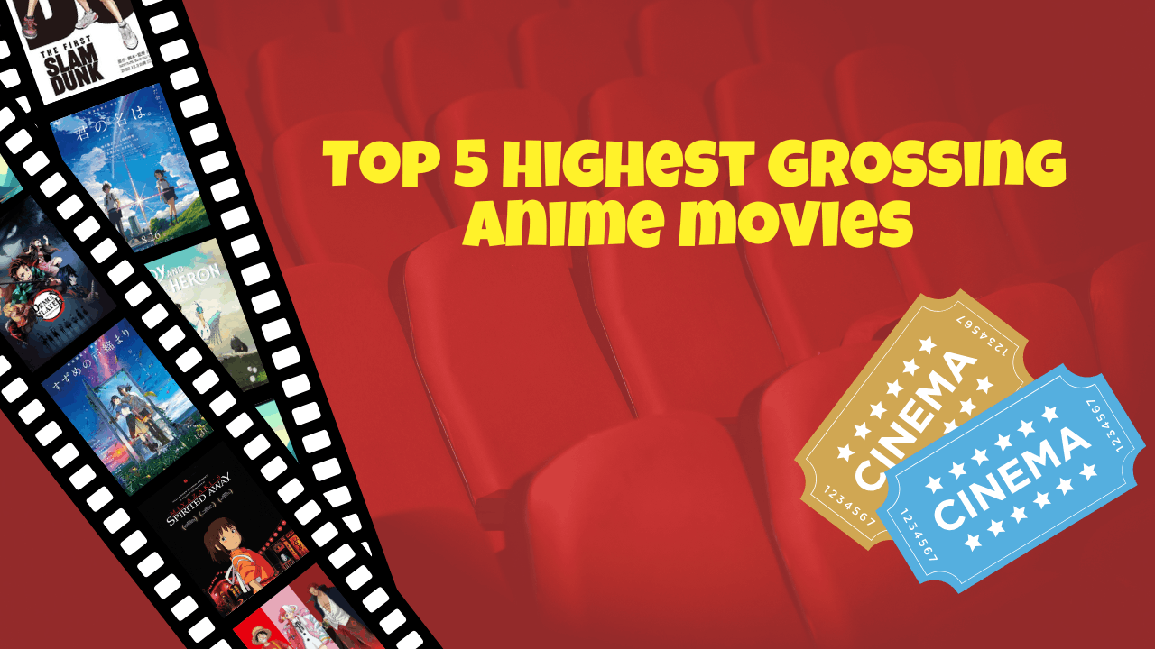 Top 5 Highest Grossing Anime Movies Till 2026